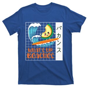 What`s Up Beaches Kawaii Japanes Melon Summer Graphic Gift T-Shirt