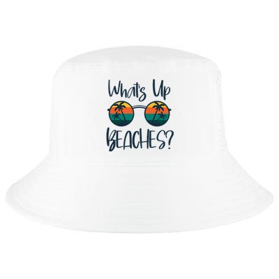 WhatS Up Beaches Funny Pun Beach Trip Summer Vacation Cool Comfort Performance Bucket Hat