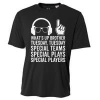 WhatS Up Brother Tuesday Tuesday Gamer Cooling Performance Crew T-Shirt