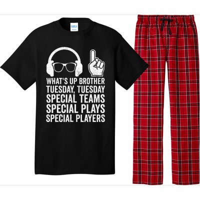 WhatS Up Brother Tuesday Tuesday Gamer Pajama Set