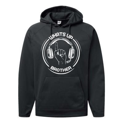 Whats Up Brother Special Players Performance Fleece Hoodie