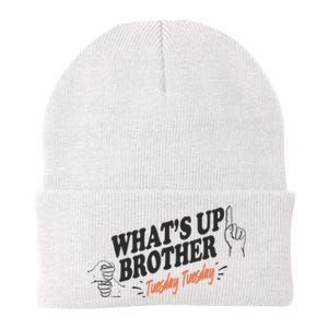 Whats Up Brother Tuesday Sketch Streamer Gamer Knit Cap Winter Beanie