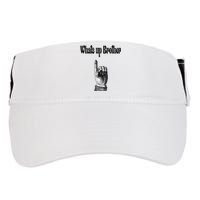 Whats Up Brother Funny Sketch Streamer Adult Drive Performance Visor