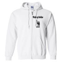 Whats Up Brother Funny Sketch Streamer Full Zip Hoodie