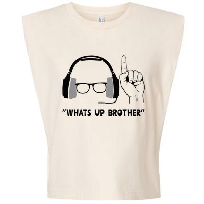 Whats Up Brother Special Players Funny Garment-Dyed Women's Muscle Tee