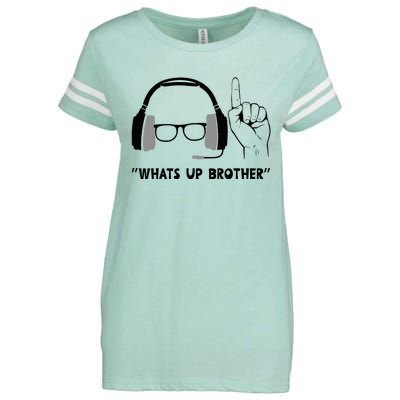 Whats Up Brother Special Players Funny Enza Ladies Jersey Football T-Shirt