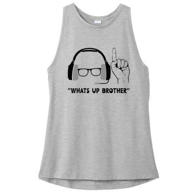 Whats Up Brother Special Players Funny Ladies PosiCharge Tri-Blend Wicking Tank