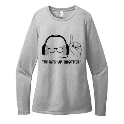 Whats Up Brother Special Players Funny Womens CVC Long Sleeve Shirt