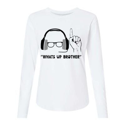 Whats Up Brother Special Players Funny Womens Cotton Relaxed Long Sleeve T-Shirt