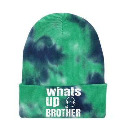 Whats Up Brother Tie Dye 12in Knit Beanie