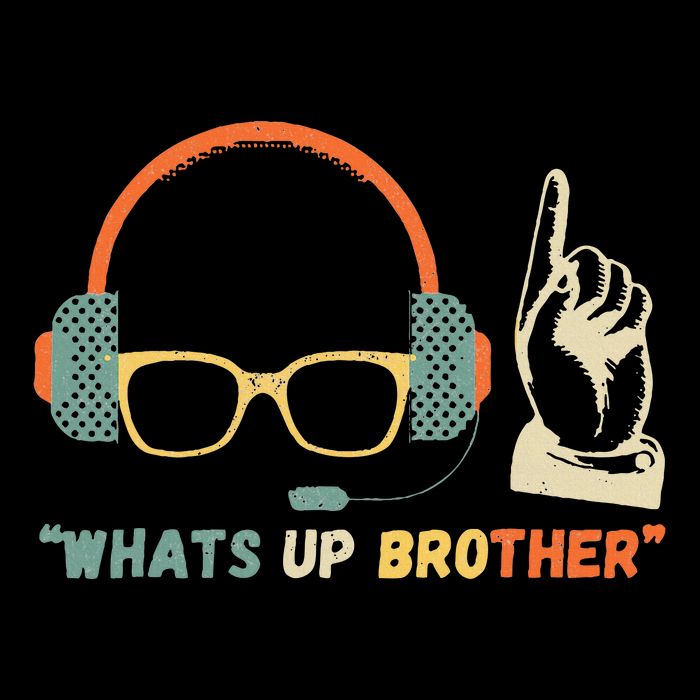 Whats Up Brother Sketch Streamer Whats Up Brother 16 in Basic Backpack