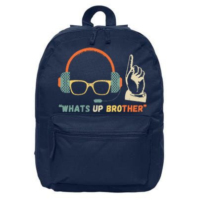 Whats Up Brother Sketch Streamer Whats Up Brother 16 in Basic Backpack