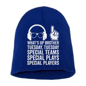 WhatS Up Brother Tuesday Tuesday Gamer Short Acrylic Beanie