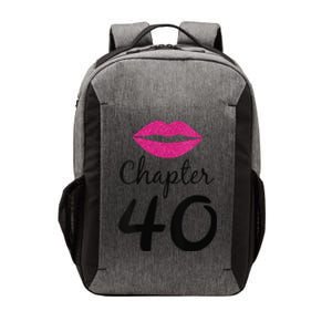 Womens Unique Birthday Gift Chapter 40 Women 40 Years Old Bday Vector Backpack