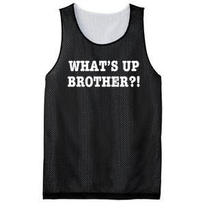 WhatS Up Brother Funny Mesh Reversible Basketball Jersey Tank