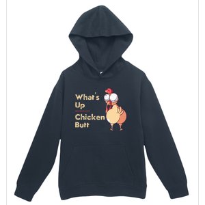 WhatS Up Chicken Butt Funny Quotes Sayings Joke Word Pun Urban Pullover Hoodie