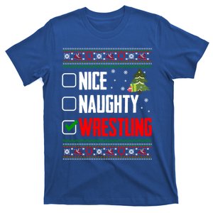 Wrestling Ugly Christmas Cute Gift T-Shirt