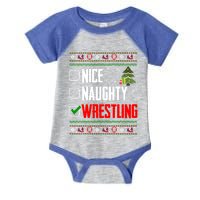 Wrestling Ugly Christmas Cute Gift Infant Baby Jersey Bodysuit