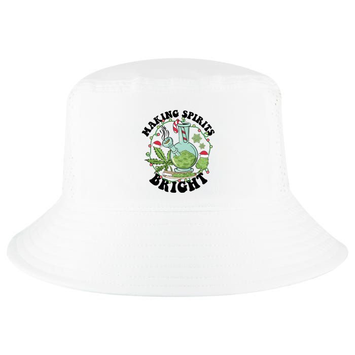Weed Ugly Christmas Smoking Santa Claus Cool Comfort Performance Bucket Hat