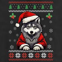 Wolf Ugly Christmas Sweater Wolves Xmas 11oz C Handle Ceramic Mug
