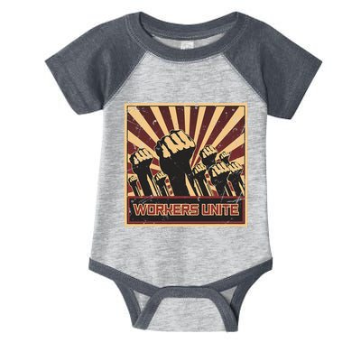 Workers Unite Communist Socialist Workers Communism Infant Baby Jersey Bodysuit