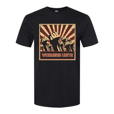 Workers Unite Communist Socialist Workers Communism Softstyle CVC T-Shirt