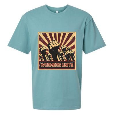 Workers Unite Communist Socialist Workers Communism Sueded Cloud Jersey T-Shirt