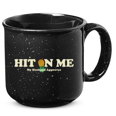 Wo Upside Down Pineapple Subtle Swinger Gift 15oz Campfire Ceramic Mug