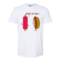 What Up Dog Ketchup Hot Dog Softstyle CVC T-Shirt