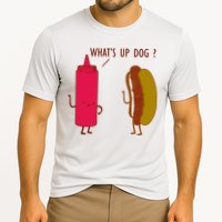 What Up Dog Ketchup Hot Dog Cooling Performance Crew T-Shirt