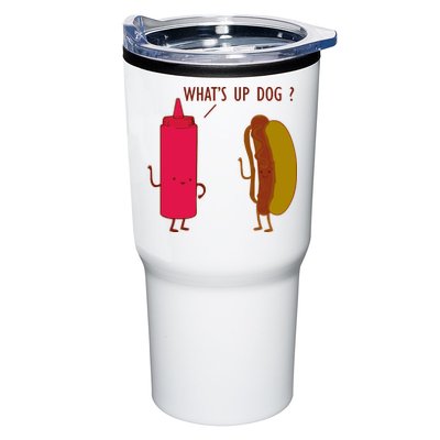 What Up Dog Ketchup Hot Dog Tumbler