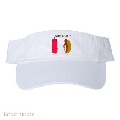 What Up Dog Ketchup Hot Dog Visor