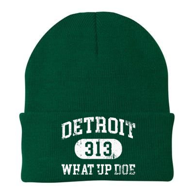 What Up Doe 313 Detroit Knit Cap Winter Beanie