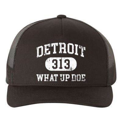 What Up Doe 313 Detroit Yupoong Adult 5-Panel Trucker Hat