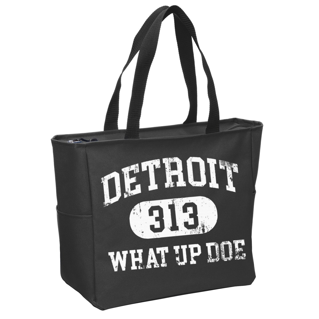 What Up Doe 313 Detroit Zip Tote Bag