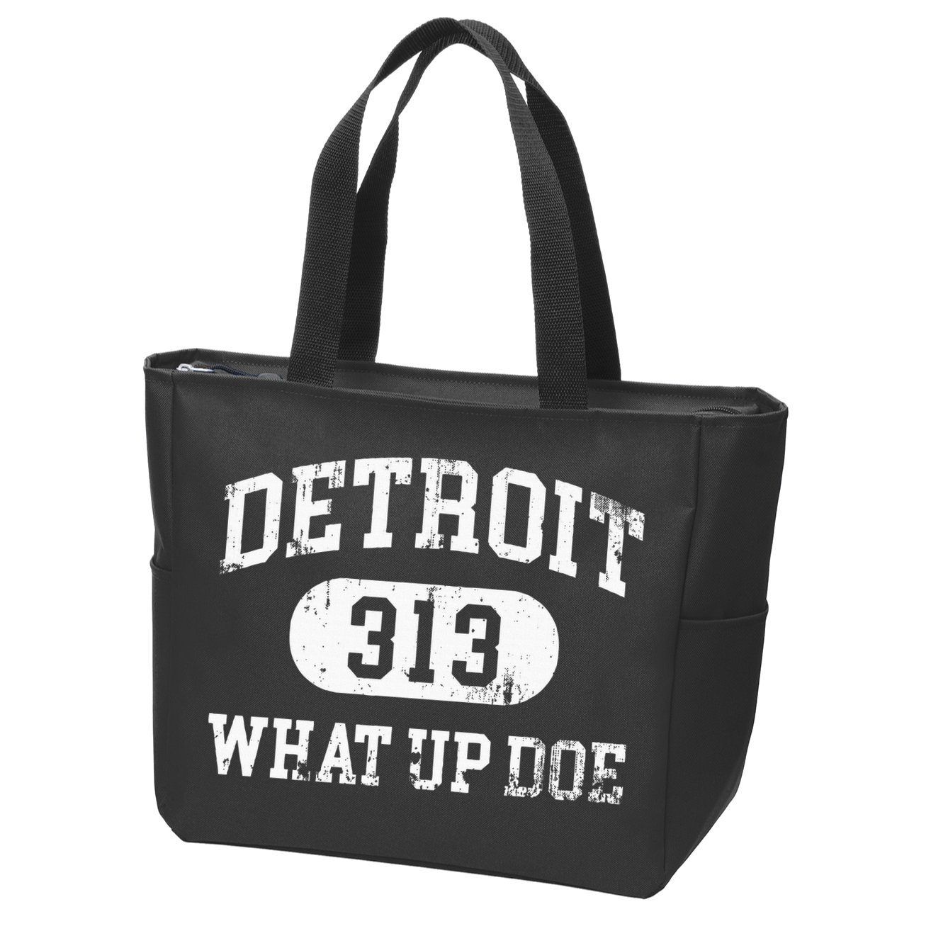What Up Doe 313 Detroit Zip Tote Bag