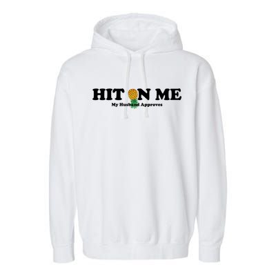 Wo Upside Down Pineapple Subtle Swinger Meaningful Gift Garment-Dyed Fleece Hoodie