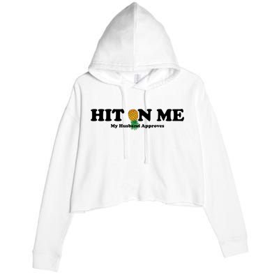 Wo Upside Down Pineapple Subtle Swinger Meaningful Gift Crop Fleece Hoodie
