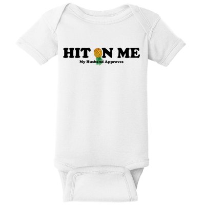 Wo Upside Down Pineapple Subtle Swinger Meaningful Gift Baby Bodysuit