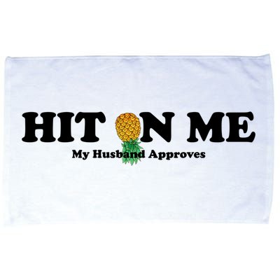 Wo Upside Down Pineapple Subtle Swinger Meaningful Gift Microfiber Hand Towel
