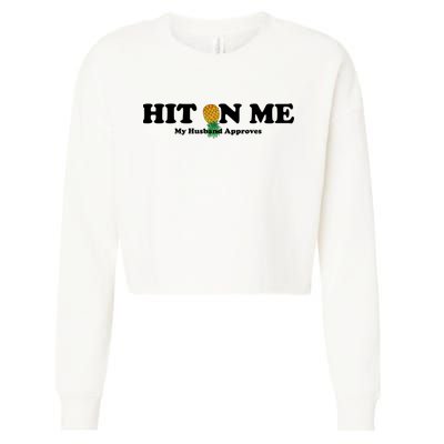Wo Upside Down Pineapple Subtle Swinger Meaningful Gift Cropped Pullover Crew