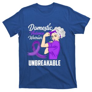 Warrior Unbreakable Domestic Violence Awareness Gift T-Shirt