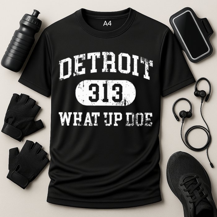 What Up Doe 313 Detroit Cooling Performance Crew T-Shirt