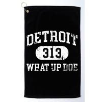 What Up Doe 313 Detroit Golf Towel
