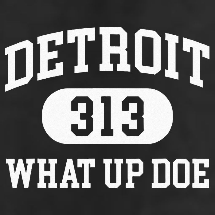 What Up Doe 313 Detroit Golf Towel