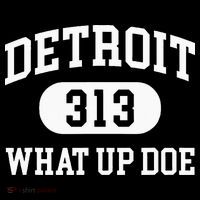 What Up Doe 313 Detroit Women's V-Neck T-Shirt
