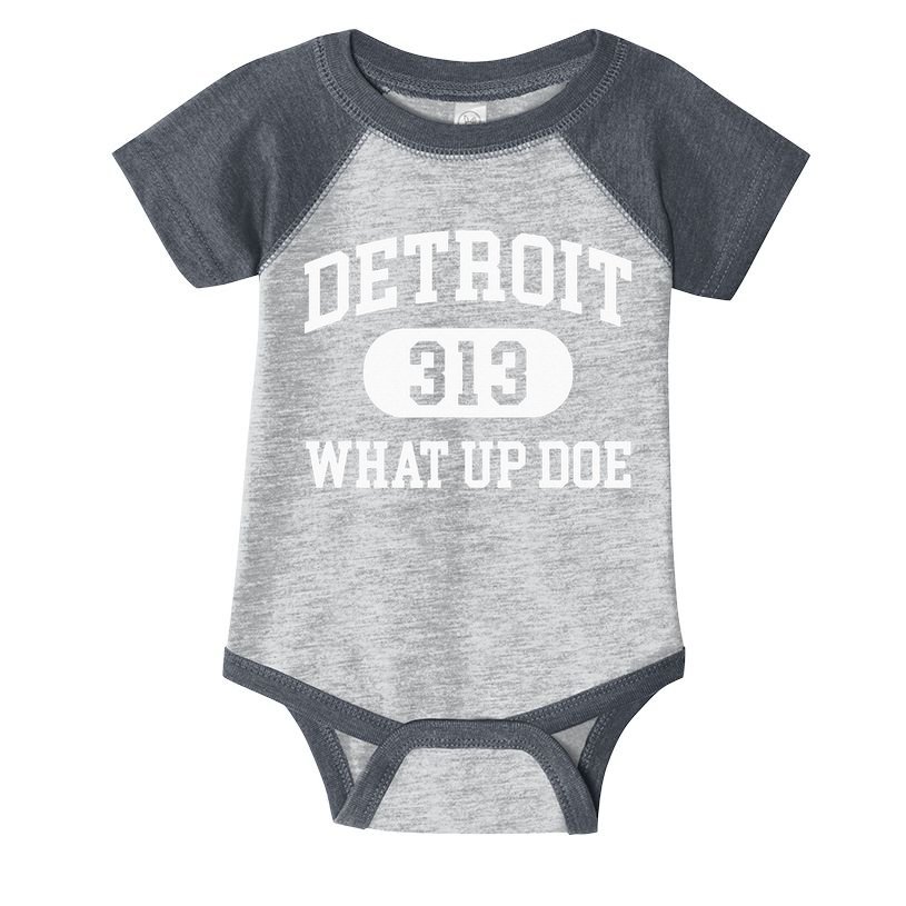 What Up Doe 313 Detroit Infant Baby Jersey Bodysuit