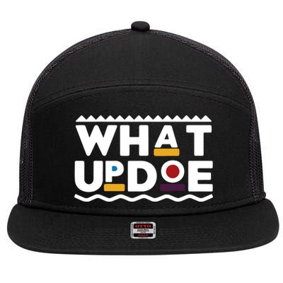 What Up Doe 7 Panel Mesh Trucker Snapback Hat