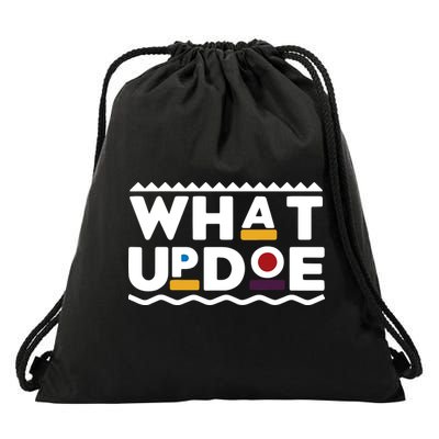 What Up Doe Drawstring Bag