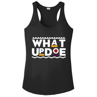 What Up Doe Ladies PosiCharge Competitor Racerback Tank
